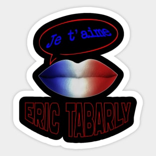 FRENCH KISS JE T'AIME ERIC TABARLY Sticker